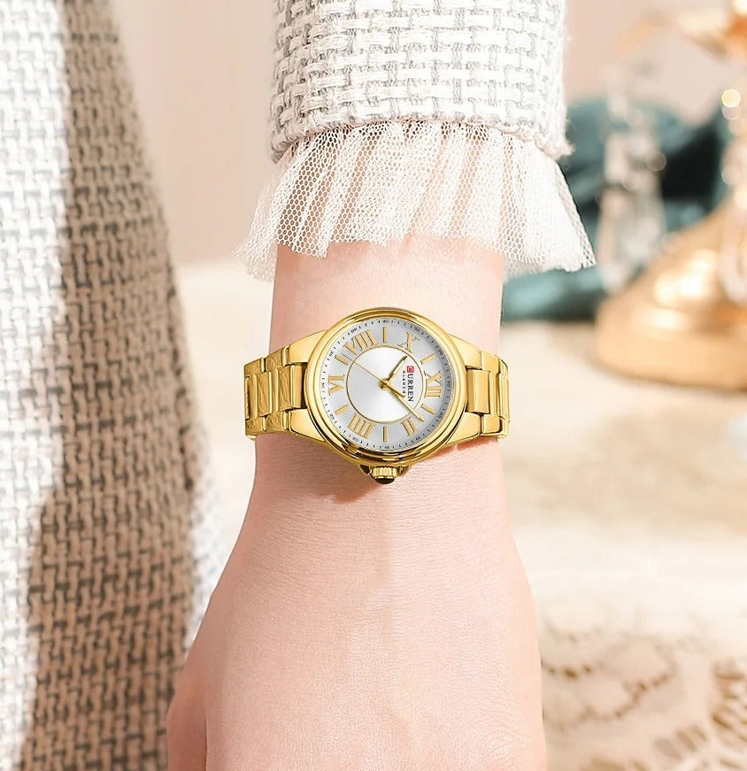 CURREN 9091 Women's Stainless Steel Watch