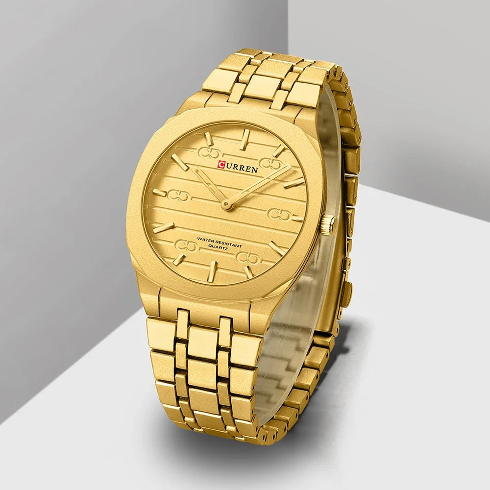CURREN 8444 Men's Stainless Steel Watch