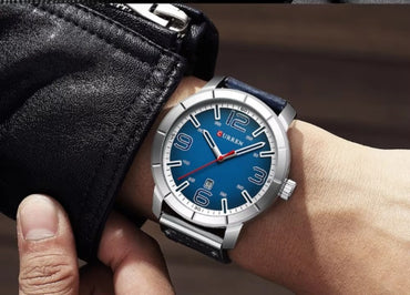 CURREN 8327 Men's Leather Straps Watch