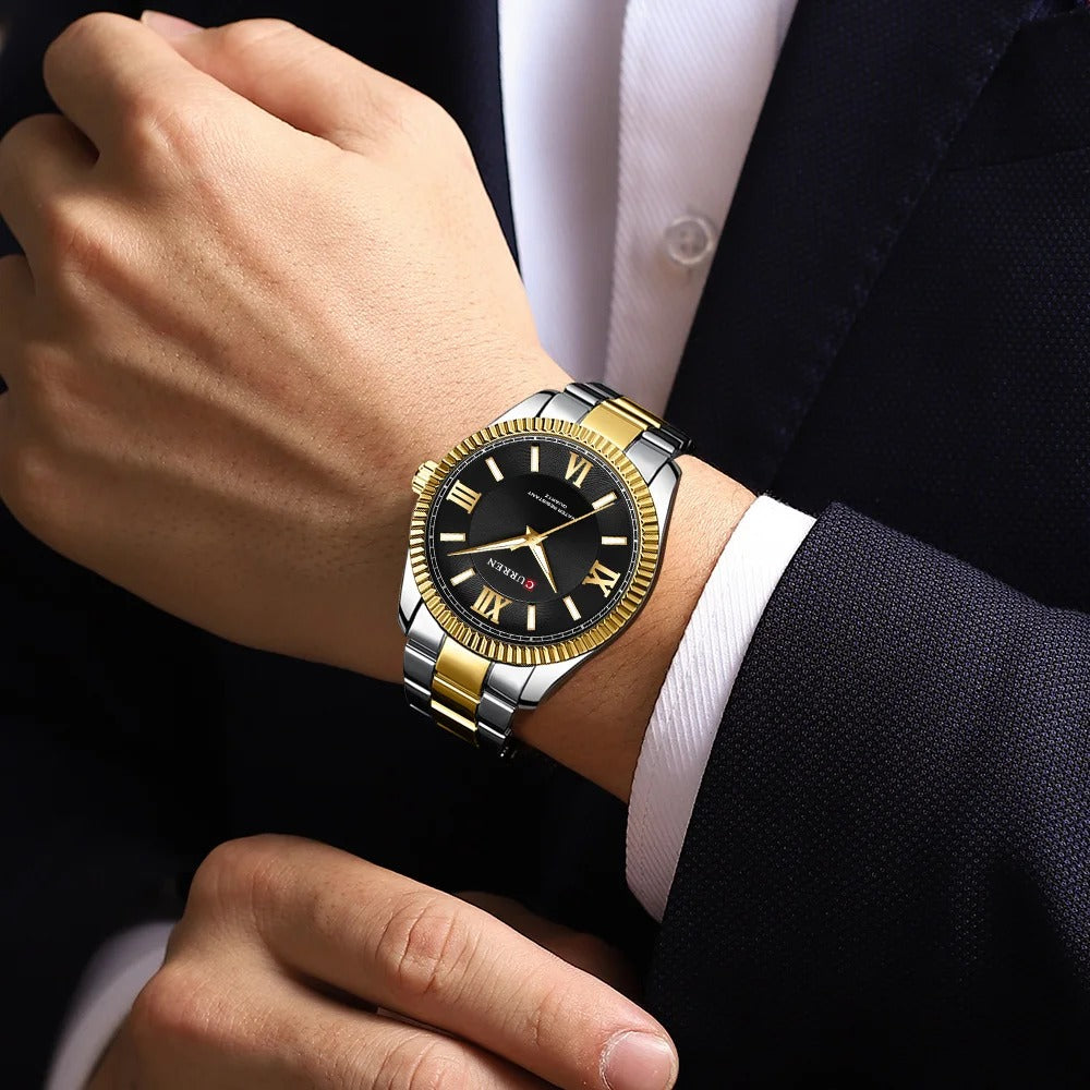 CURREN 8453 Men's Stainless Steel Watch