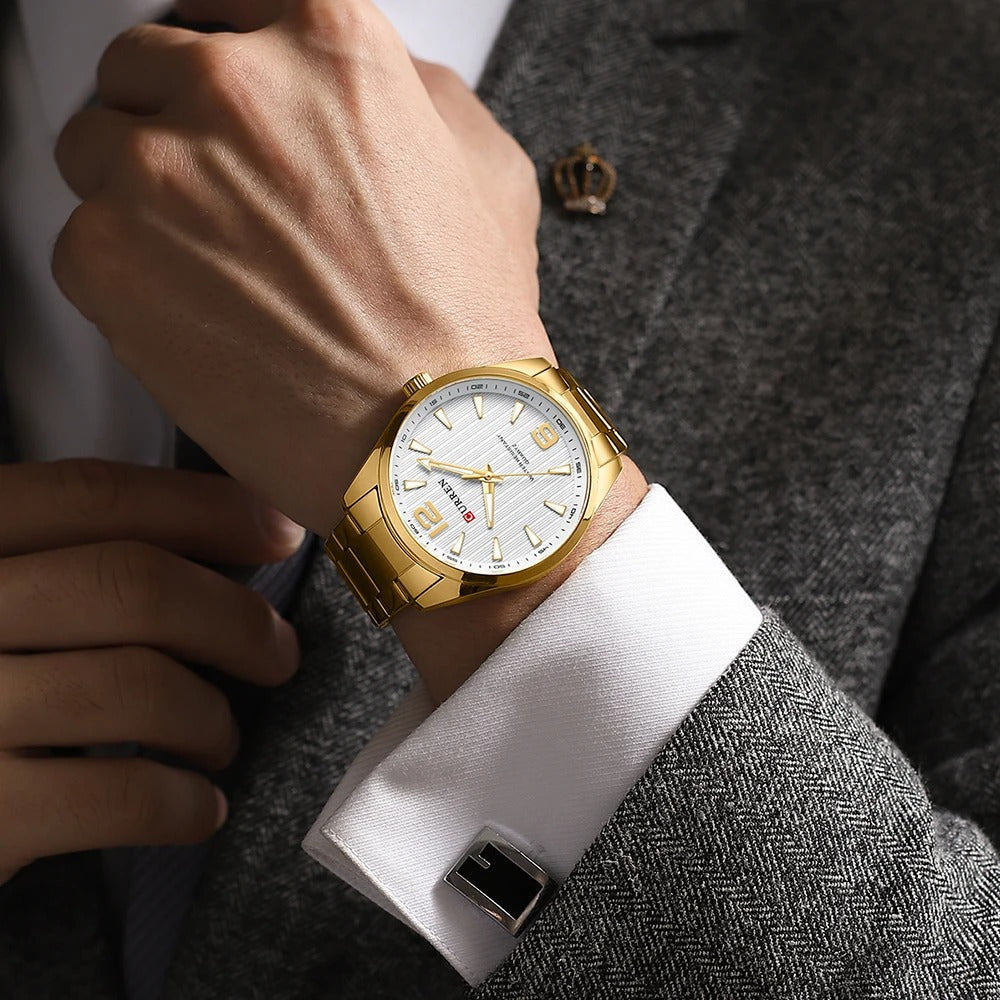 CURREN 8434 Men's Stainless Steel Watch