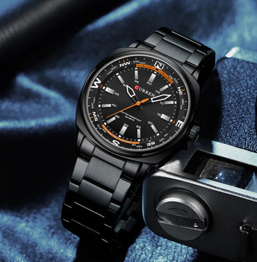 CURREN 8455 Men's Stainless Steel Watch
