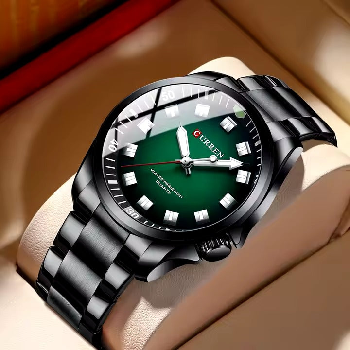 CURREN Original Brand Stainless Steel Band Wrist Watch For Men With Brand (Box & Bag)-8451