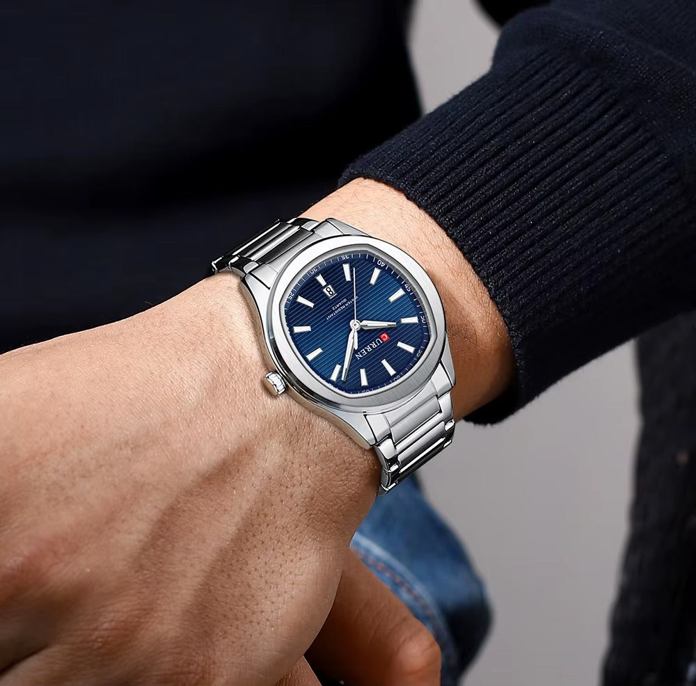 CURREN 8474 Men's Stainless Steel Watch