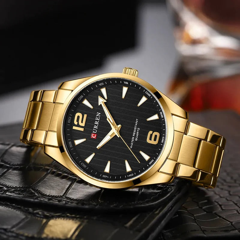 CURREN 8434 Men's Stainless Steel Watch