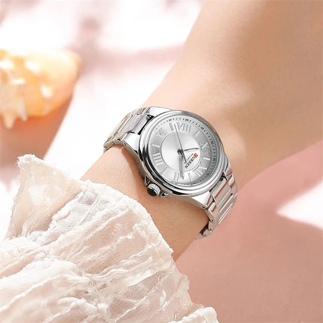 CURREN 9091 Women's Stainless Steel Watch