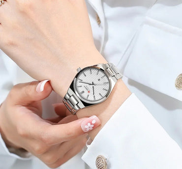 CURREN Couples Stainless Steel Watch