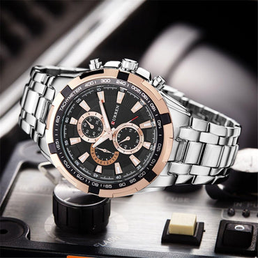 CURREN 8023 Men's Stainless Steel Watch