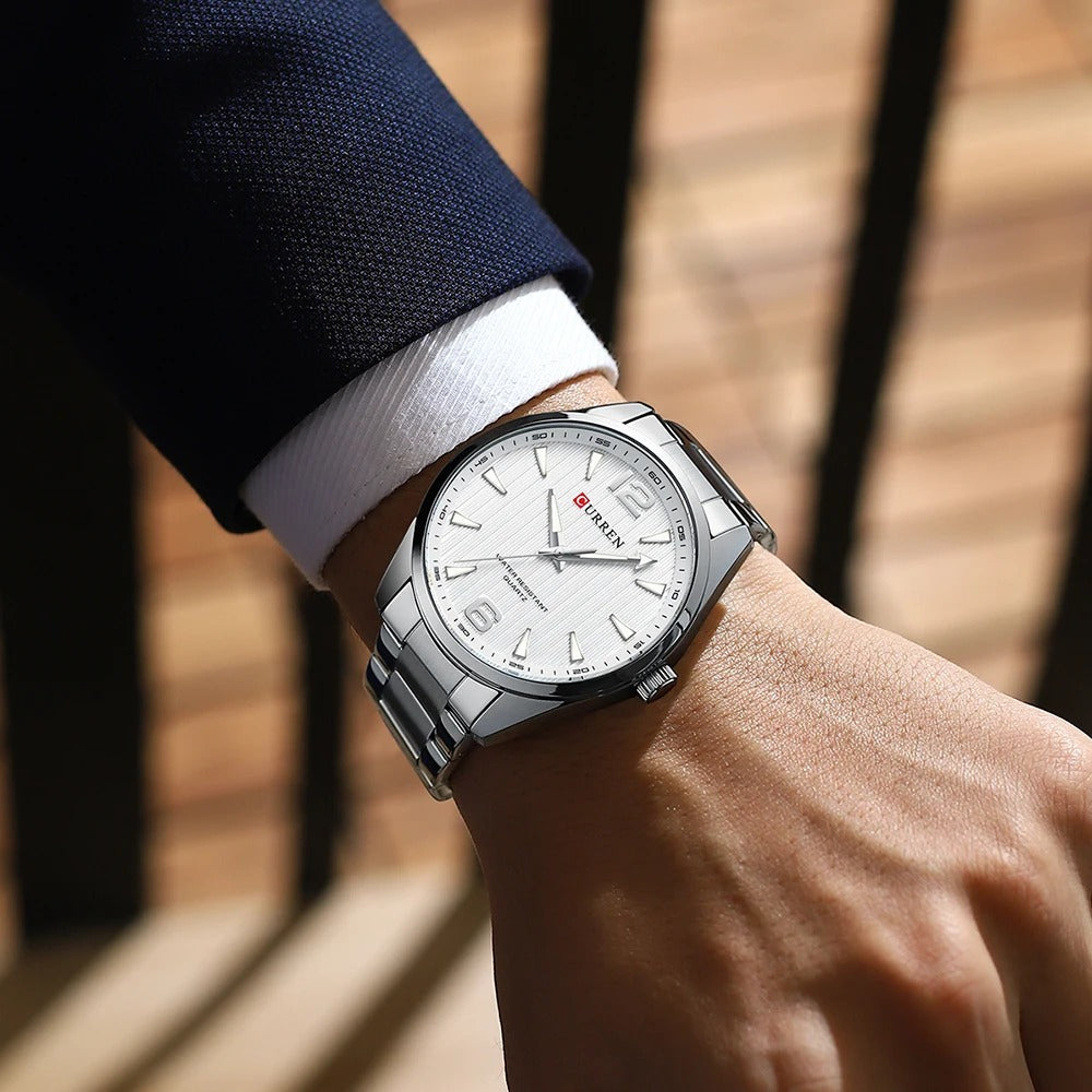 CURREN 8434 Men's Stainless Steel Watch