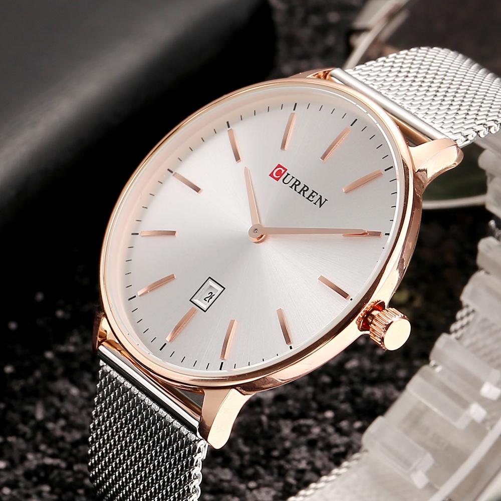 CURREN 8302 Men's Stainless Steel Watch