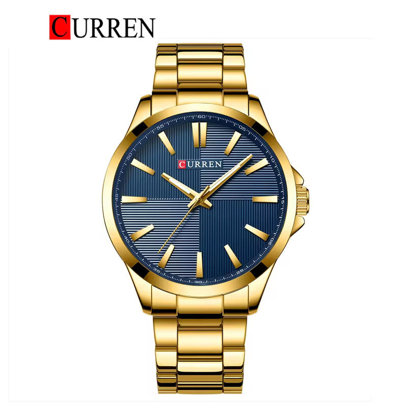 CURREN Original Brand Stainless Steel Band Wrist Watch For Men With Brand (Box & Bag)-8322
