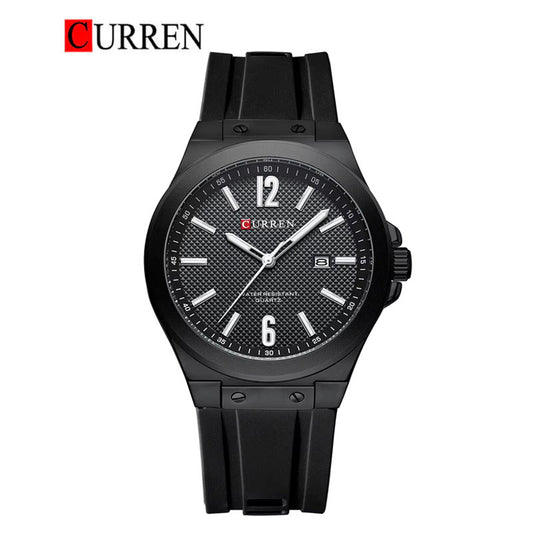 CURREN 8467 Men's Rubber Straps Watch