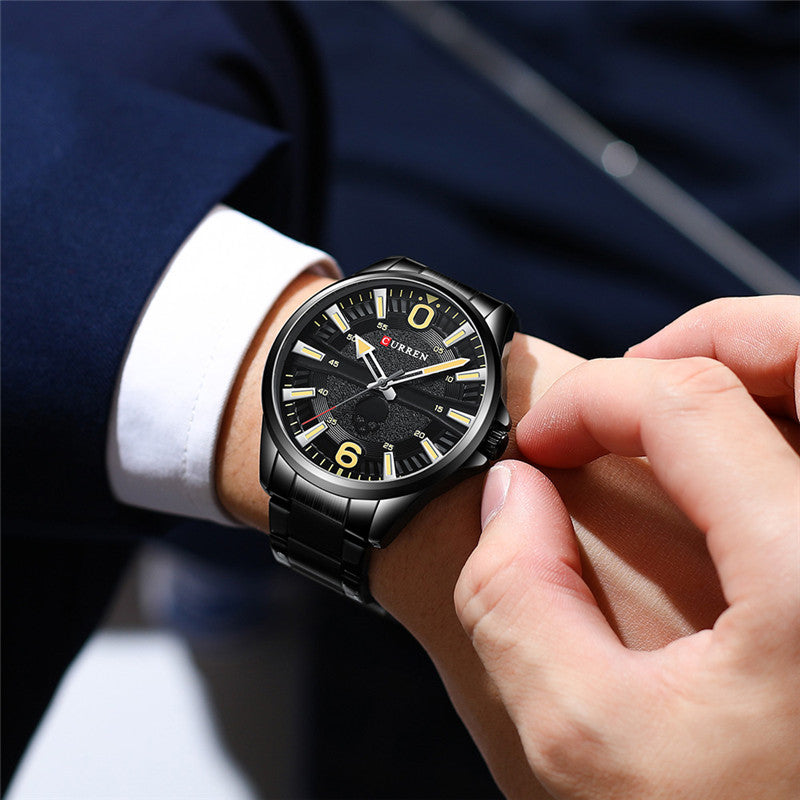 CURREN 8389 Men's Stainless Steel Watch