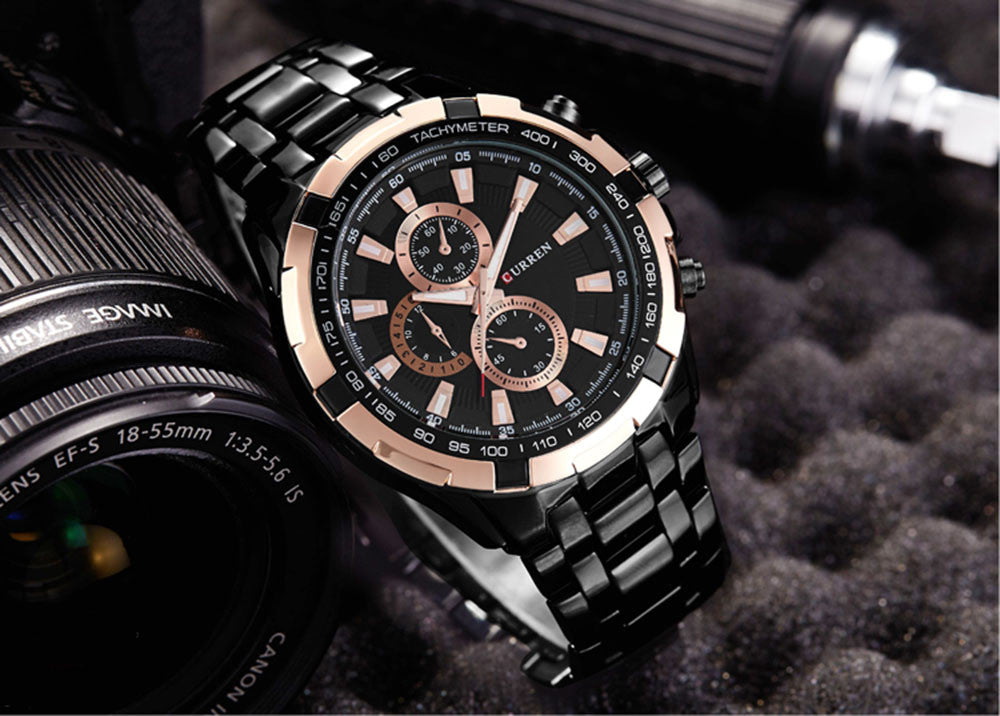 CURREN 8023 Men's Stainless Steel Watch