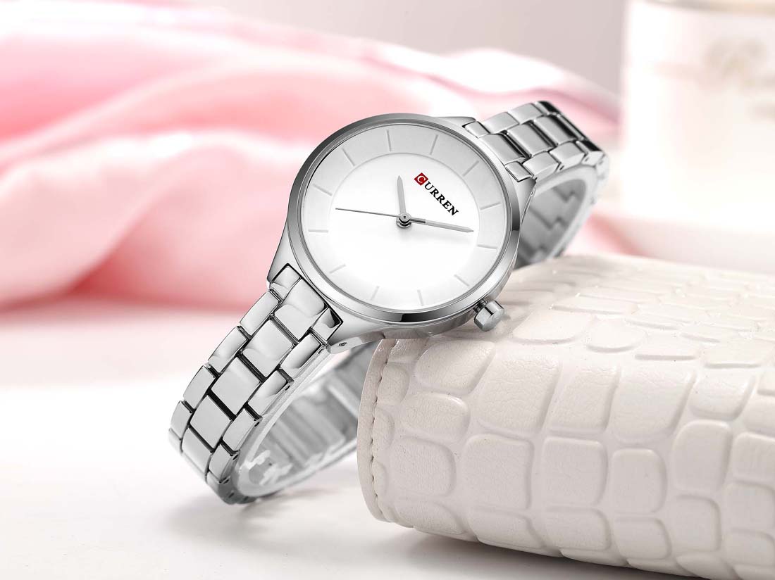 CURREN Couples Stainless Steel Watch