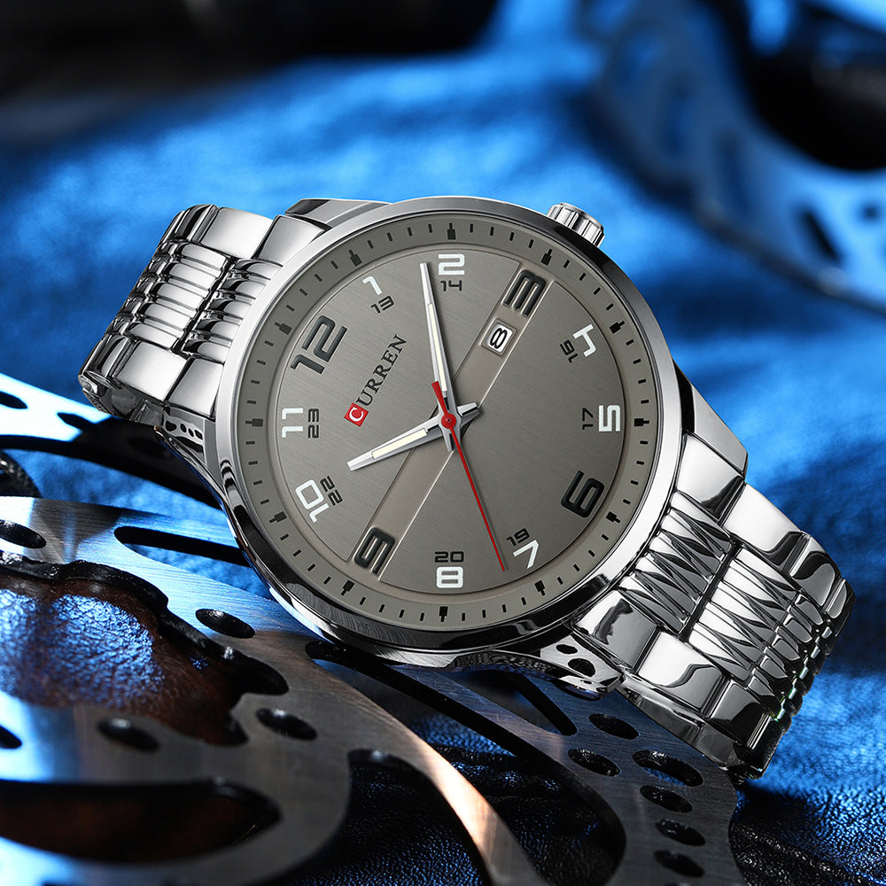 CURREN 8411 Men's Stainless Steel Watch
