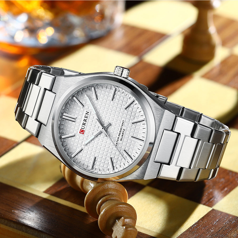 CURREN 8439 Men's Stainless Steel Watch