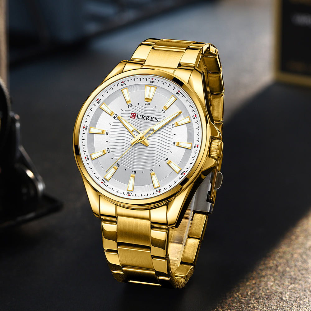 CURREN 8424 Men's Stainless Steel Watch