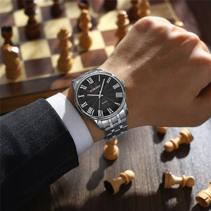 CURREN 8432 Men's Stainless Steel Watch