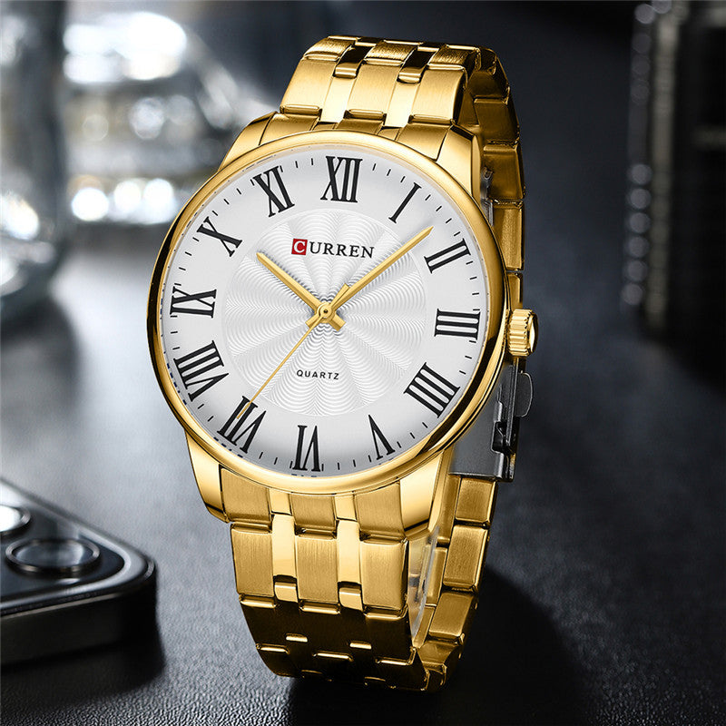 CURREN 8432 Men's Stainless Steel Watch