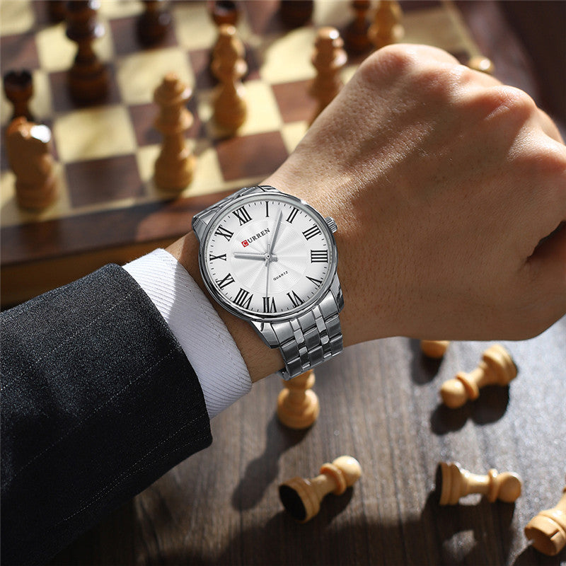 CURREN 8432 Men's Stainless Steel Watch