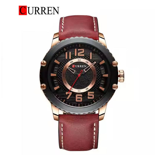 CURREN 8341 Men's Leather Straps Watch