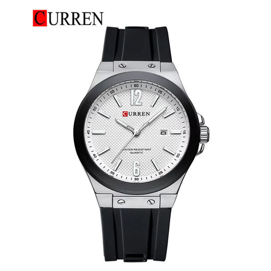CURREN 8467 Men's Rubber Straps Watch