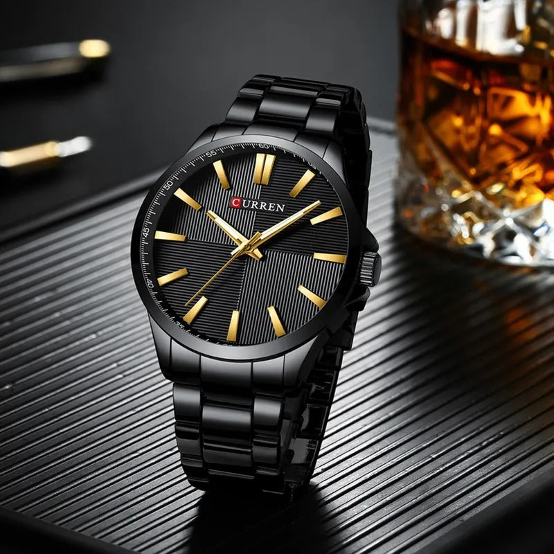 CURREN Original Brand Stainless Steel Band Wrist Watch For Men With Brand (Box & Bag)-8322