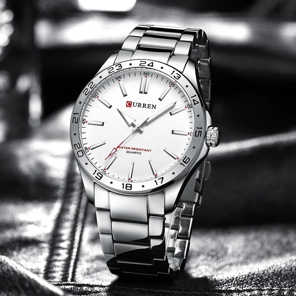 CURREN 8452 Men's Stainless Steel Watch