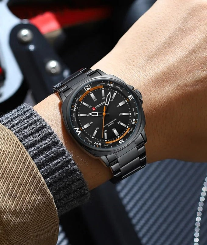 CURREN 8455 Men's Stainless Steel Watch