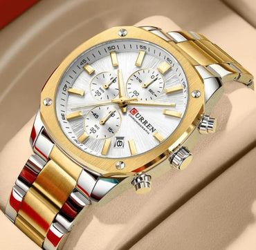 CURREN 8490 Men's Stainless Steel Watch
