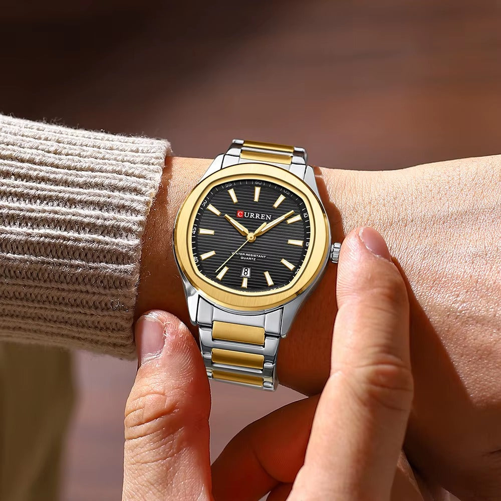 CURREN 8474 Men's Stainless Steel Watch