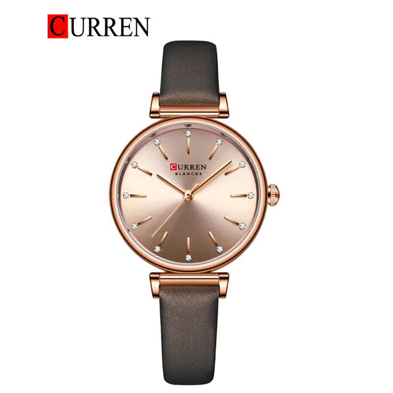 CURREN 9081 Women's Leather Straps Watch