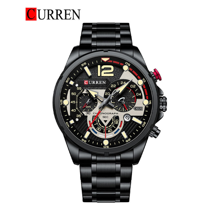 CURREN 8395 Men's Stainless Steel Watch