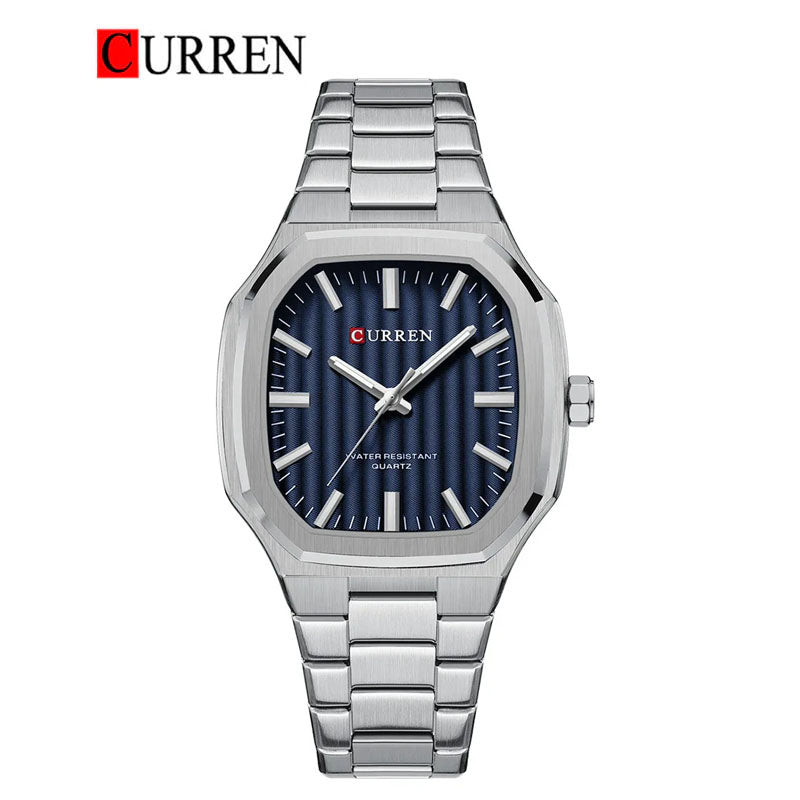 CURREN 8458 Men's Stainless Steel Watch