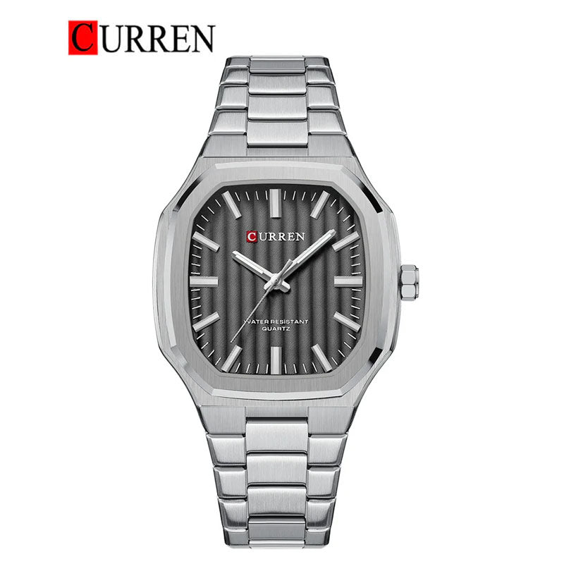 CURREN 8458 Men's Stainless Steel Watch