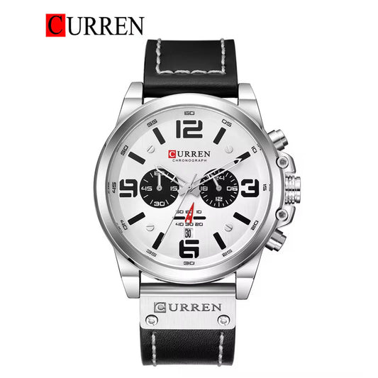 CURREN 8314 Men's Leather Straps Watch