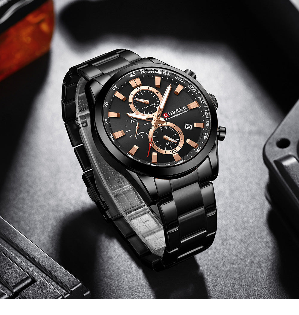 CURREN 8445 Men's Chronograph Watch