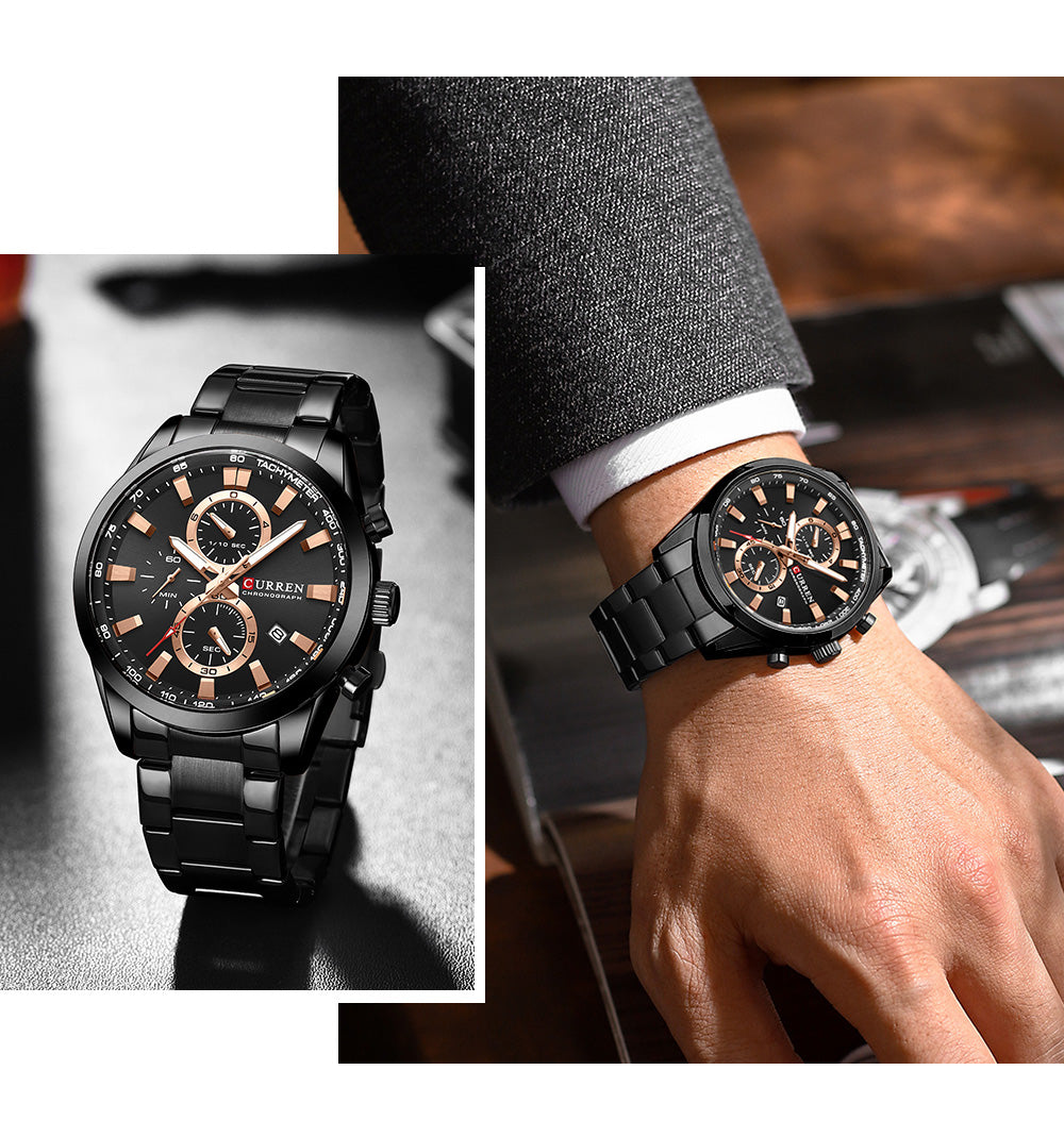 CURREN 8445 Men's Chronograph Watch