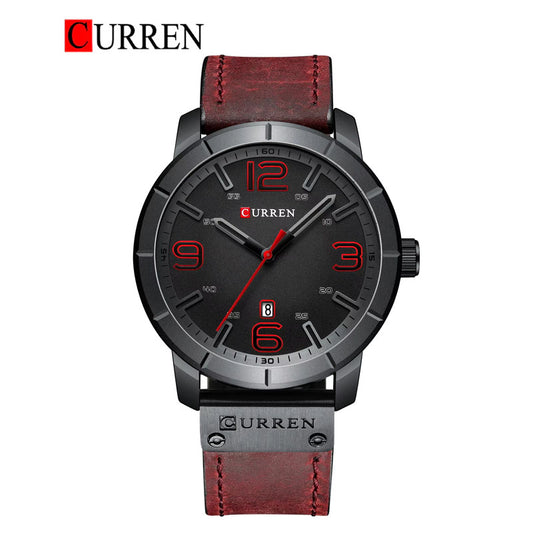 CURREN 8327 Men's Leather Straps Watch