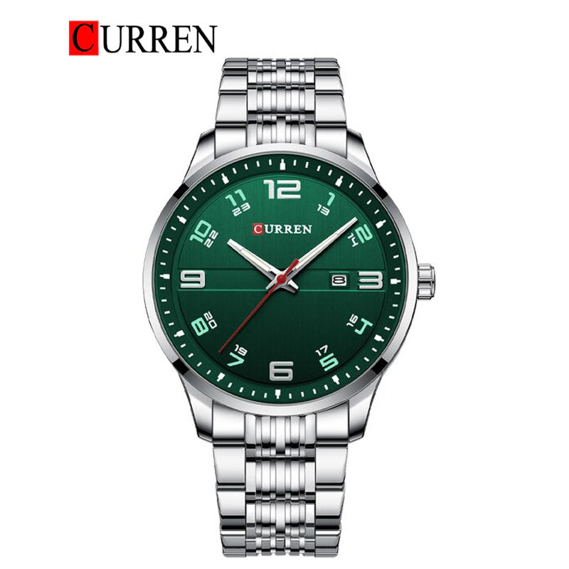 CURREN Original Brand Stainless Steel Band Wrist Watch For Men With Brand (Box & Bag)-8411