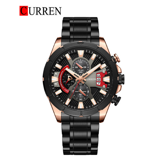 CURREN 8401 Men's Stainless Steel Watch