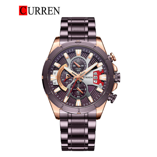 CURREN 8401 Men's Stainless Steel Watch