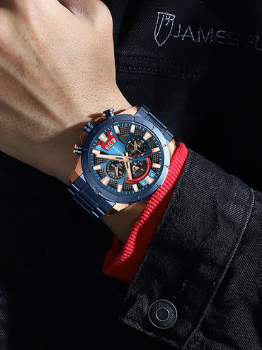 CURREN 8401 Men's Stainless Steel Watch