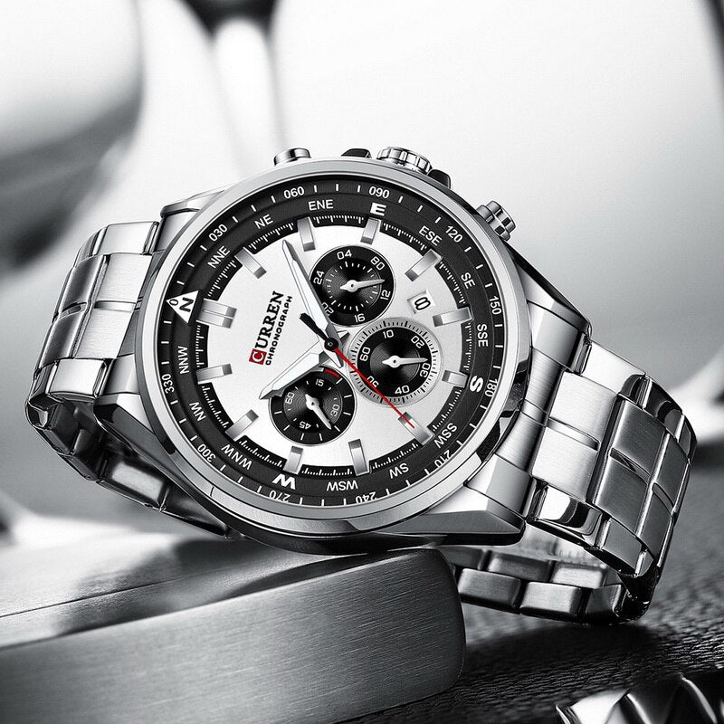 CURREN 8399 Men's Stainless Steel Watch