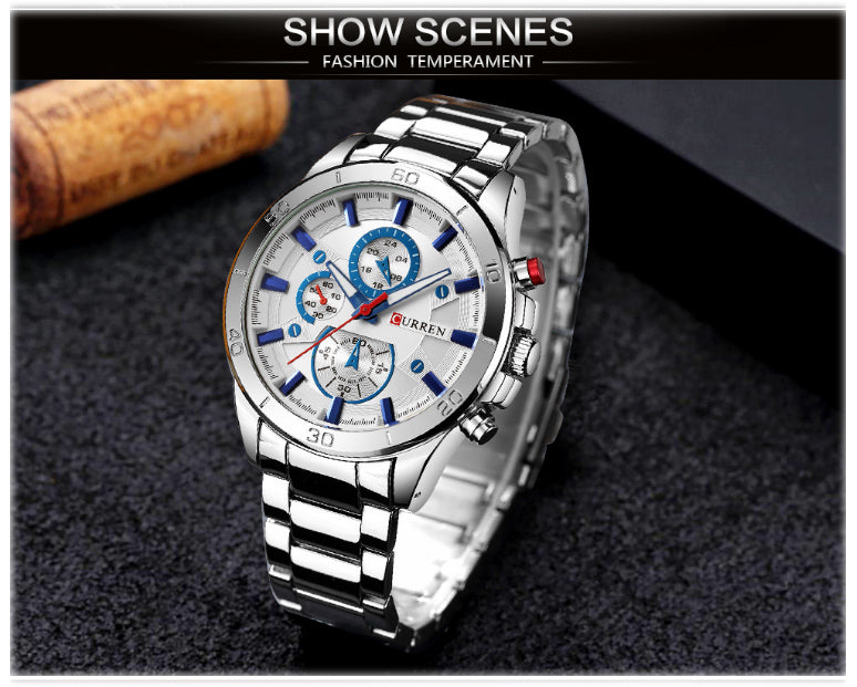 CURREN 8275 Men's Stainless Steel Watch