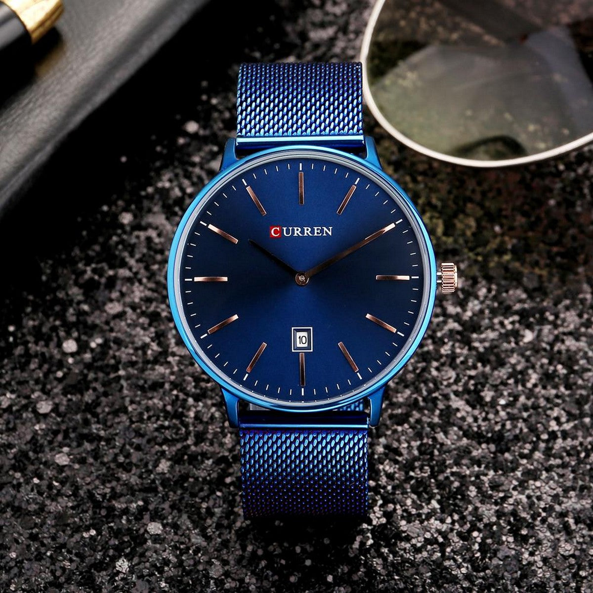 CURREN 8302 Men's Stainless Steel Watch