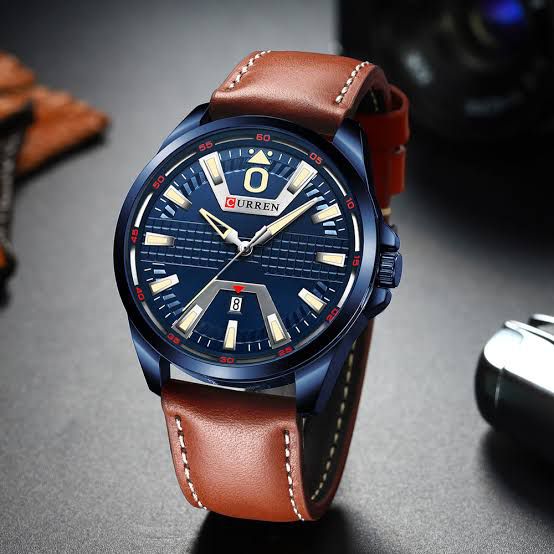 CURREN 8379 Men's Leather Straps Watch
