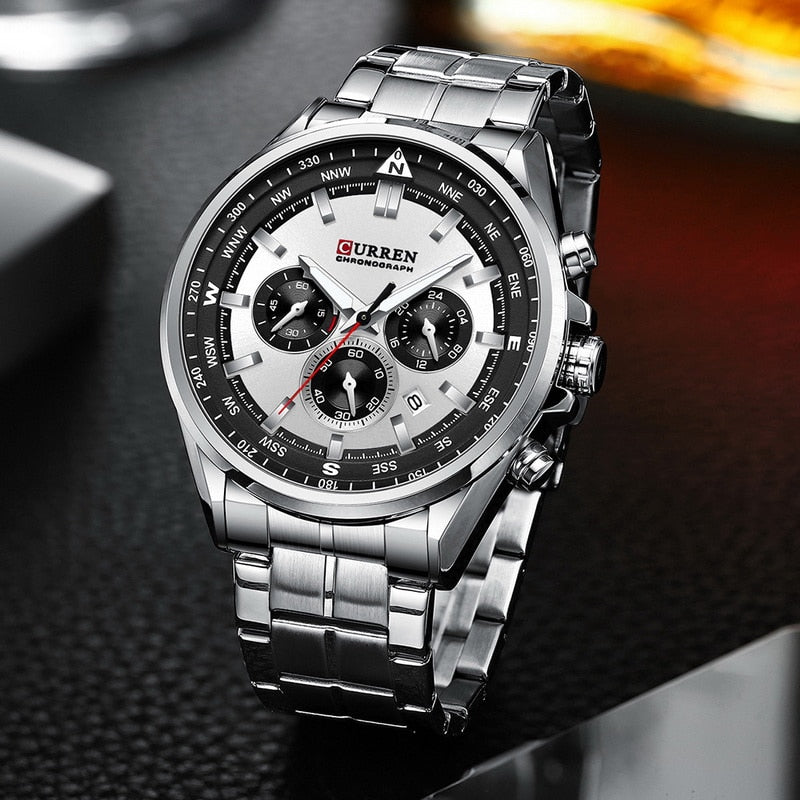 CURREN 8399 Men's Stainless Steel Watch