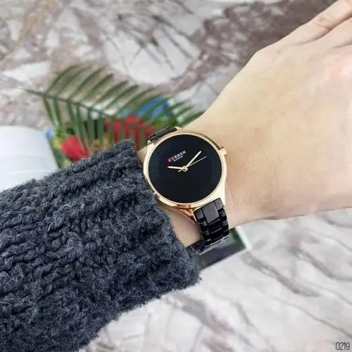 CURREN Couples Stainless Steel Watch